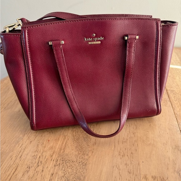 kate spade Handbags - Kate Spade Deep Maroon Satchel